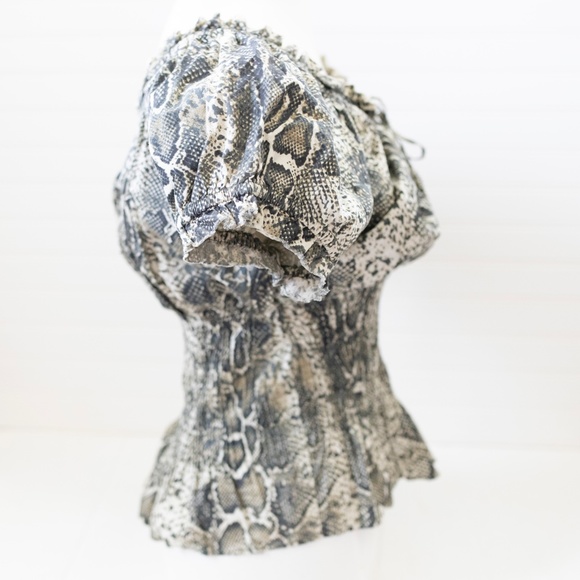 Snakeskin print RANCHO ESTANICIA blouse - Picture 4 of 9